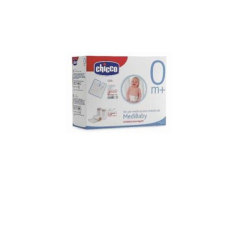 Chicco Mini Kit Medicazione Ombelicale, Bianco, 3 Compresse