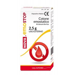 Nova Argentia Cotone emostatico con cloruro ferrico nova emostop 2,5 g 