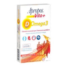 Desa Pharma Apropos Vita+ D-Omega3 30 gelatine masticabili gusto arancia-limone