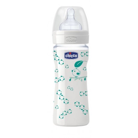 Chicco Biberon Perfect 5 2 Fori Silicone Girl 240Ml: acquista online in  offerta