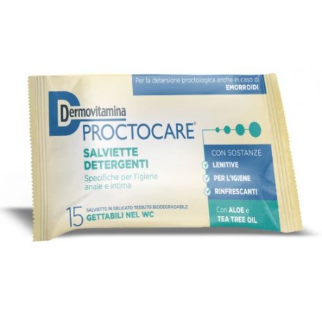 Dermovitamina Proctocare Salviette detergenti 15 salviette - Farmacie  Ravenna