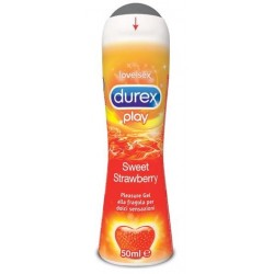 Durex Play Sweet Strawberry è un Gel lubrificante intimo aromatizzato alla frutta.