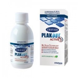 Polifarma Emoform Plakout Active Collutorio contro le discromie dentali 200 ml