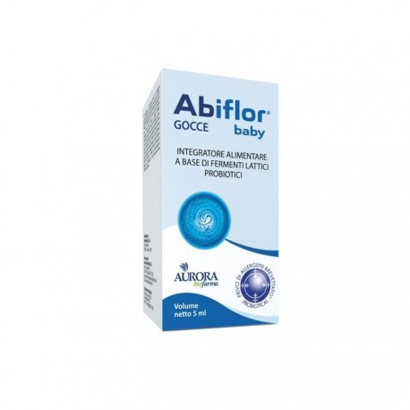 Aurora Biofarma Abiflor Baby Gocce Integratore con fermenti lattici 5 ml