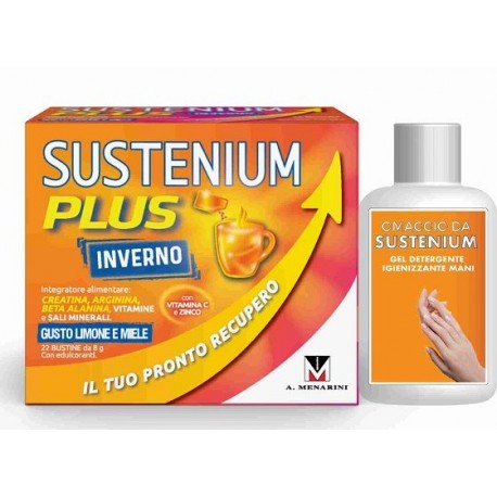 Sustenium Plus Inverno 22 Bustine + Igienizzante Mani 80ml