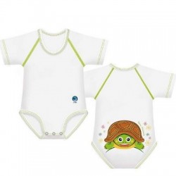 J Bimbi Body 4 Season Body in cotone con fantasia della tartaruga 1 pezzo