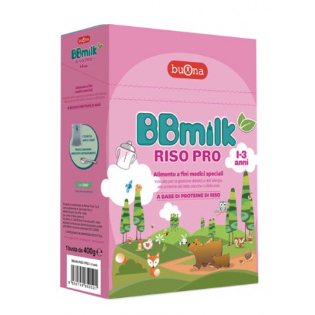 BBMilk Riso Pro 1-3 Latte in Polvere per Allergici 400 g - Farmacie Ravenna