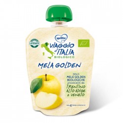 Mellin Viaggio D'Italia Merenda bio mela golden 90 g