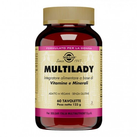 Solgar Multilady Integratore di vitamine per le donne 60 tavolette