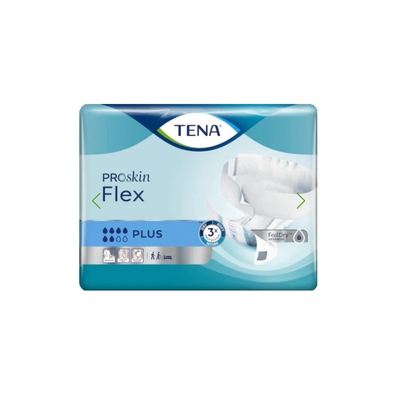 Pannolone Per Incontinenza Tena Flex Plus Large 30 Pezzi