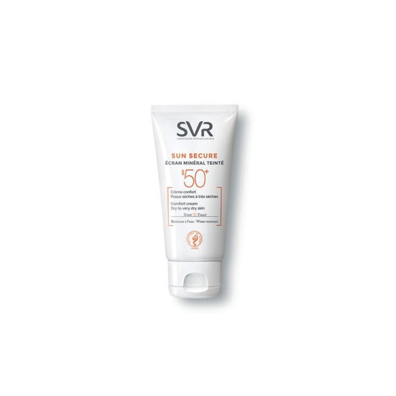 Svr Sun Secure Ecran Mineral Teinté Crema Viso Pelle Secca 50 ml