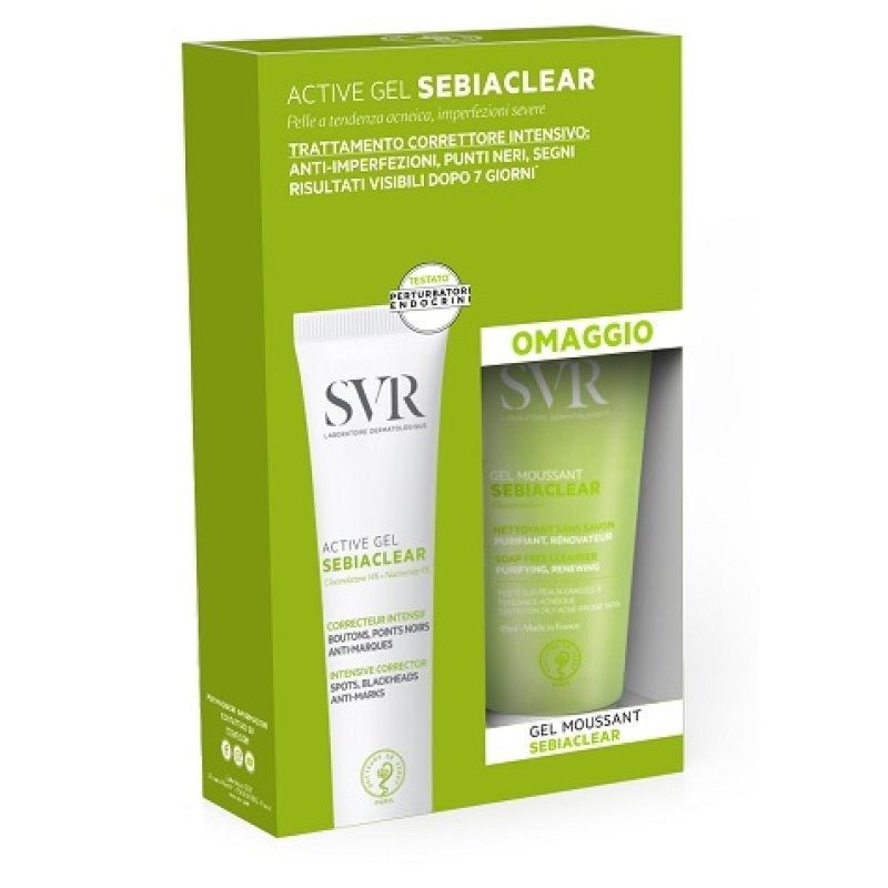 Sebiaclear Set Active Gel 40 Ml + Reno Gel Moussant 55 Ml