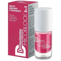 Dermovitamina Micoblock Smalto 3In1 Base Top Coat Rosa 5ml