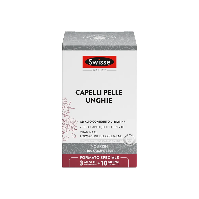 Swisse Beuty Capelli Pelle Unghie 100 Compresse