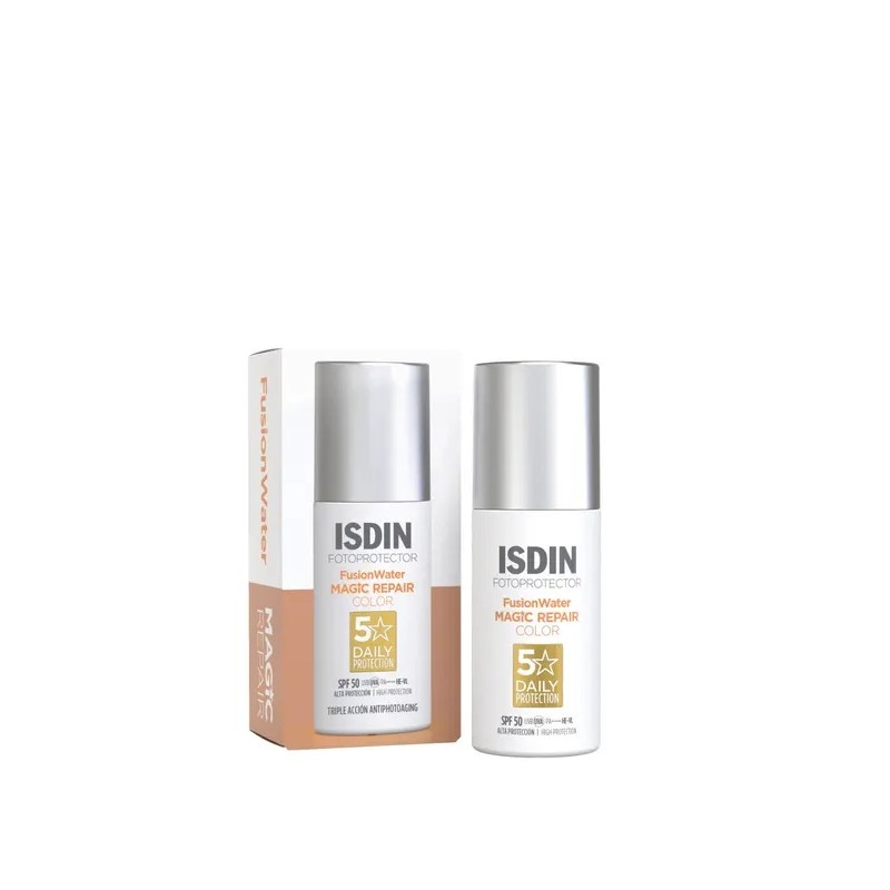 Isdin Fotoprotector Fusion Water Magic Repair Color 50ml SPF50+