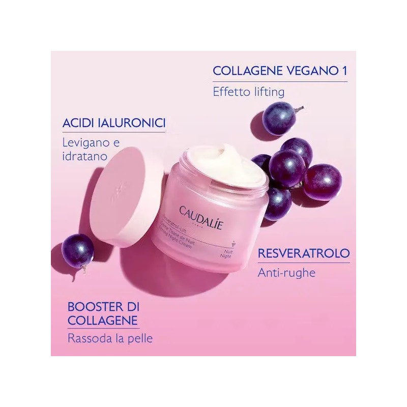 Caudalie Resveratrol-lift Crema Tisana Della Notte Ricarica 50ml