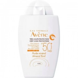 Eau Thermale Avene Solare Fluido Minerale 40ml SPF50+