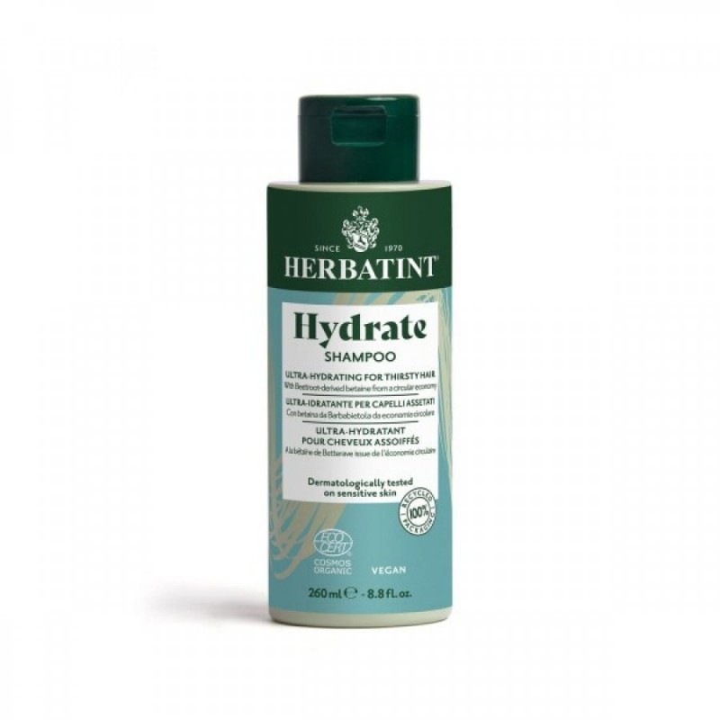 Herbatint Hydrate Shampoo 260 G Shampoo Idratante Per Capelli Secchi