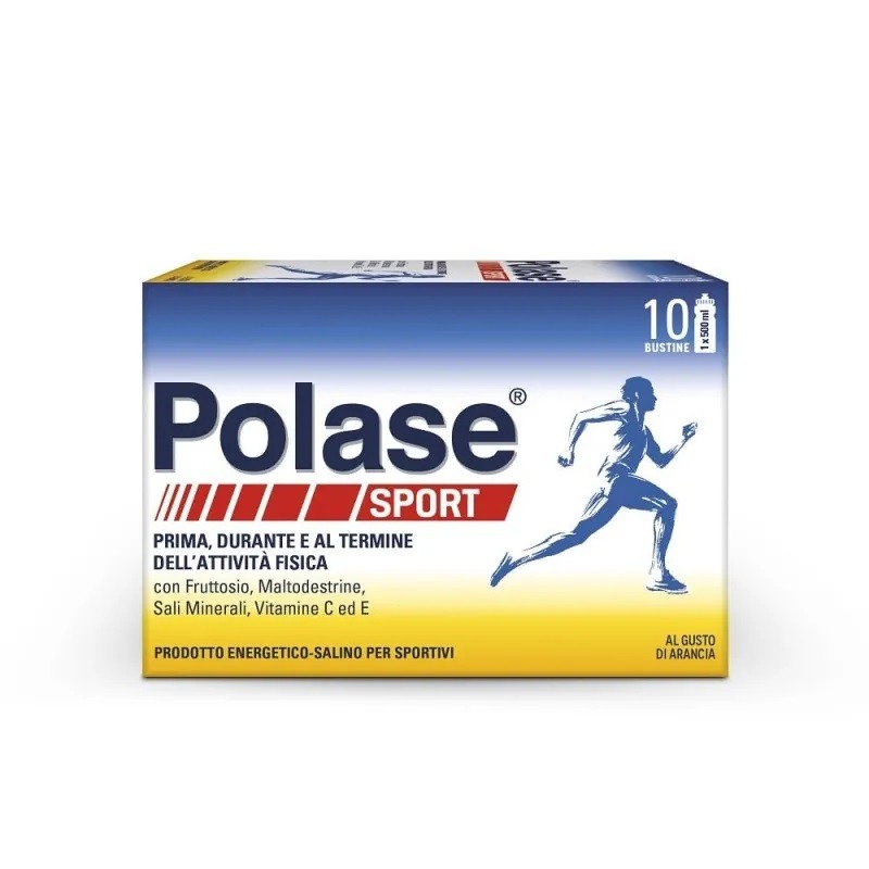 Polase Sport Gusto Arancia Integratore per Attività Fisica 10 Bustine