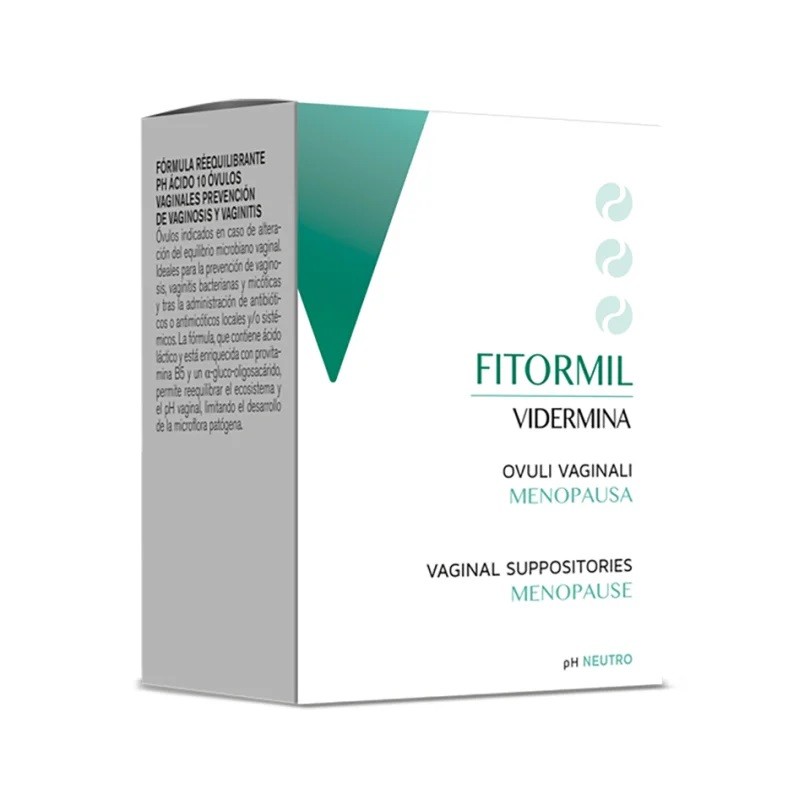 Fitormil Vidermina 10 Ovuli Vaginali Menopausa