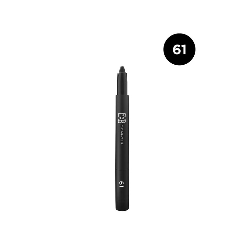 RVB Lab More Than This 3 in 1 Ombretto Kajal e Eyeliner Colore N. 61 Nero, 0.8g