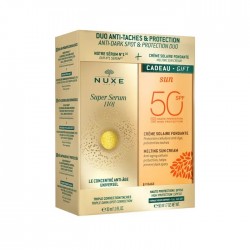 Nuxe Cofanetto Super Serum [10] Siero Anti-Macchia 30ml + Nuxe Sun Crema Solare Viso Spf50 50 ml