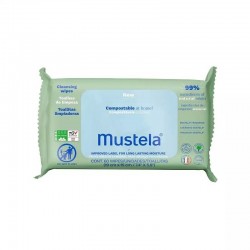 Mustela Salviette Compostabili per l'Igiene dei Bambini 60 pezzi