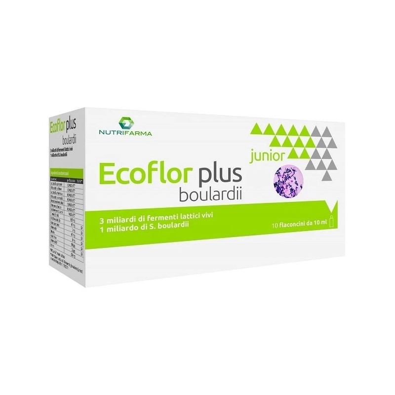 Ecoflor Plus Boulardii Junior 10 Flaconcini