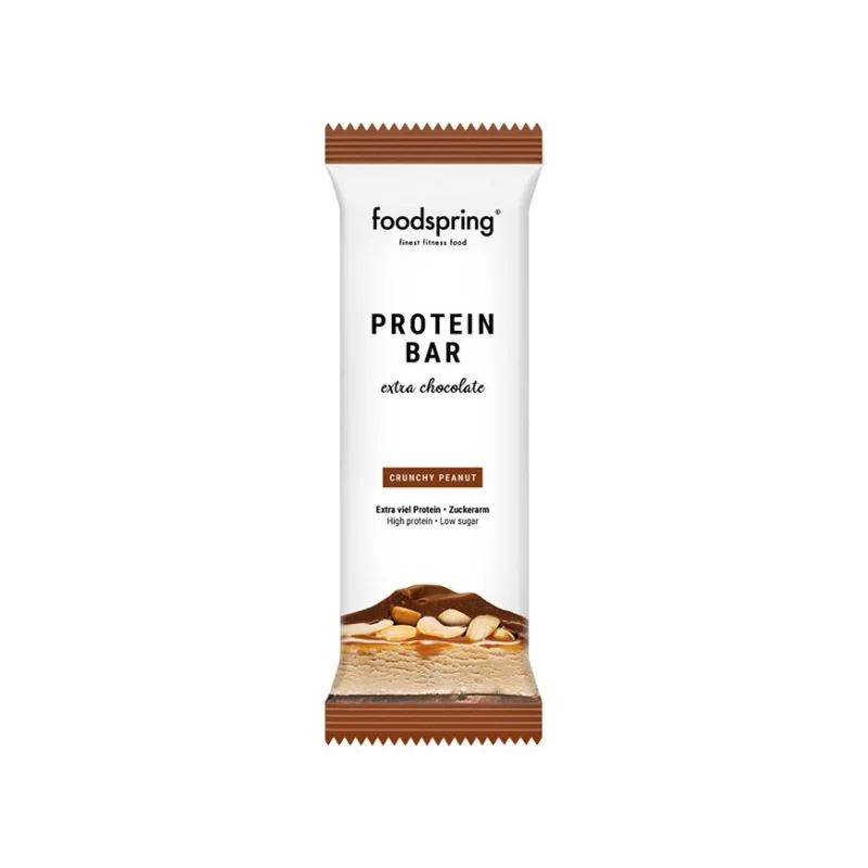 Foodspring Protein Bar Extra Chocolate Crunchy Peanut 65 G