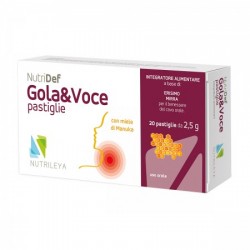 Nutridef Gola & Voce Miele 20 Pastiglie