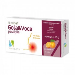 Nutridef Gola&Voce Arancia 20 Pastiglie