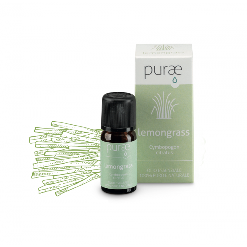 Purae olio essenziale lemongrass 10ml