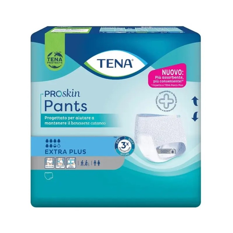 Tena Proskin Pants Extra Plus Mutandine Assorbenti Per Incontinenza Taglia L 10 Pezzi