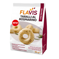 Flavis Taralli al rosmarino aproteici per insufficienza renale cronica 80 g