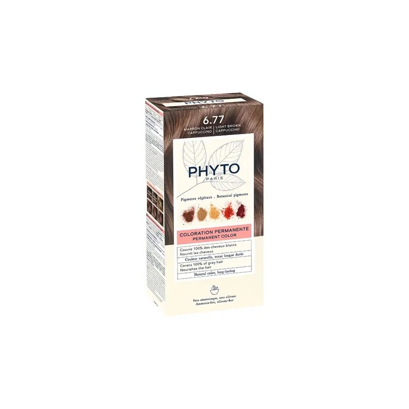 Phyto Phytocolor 6.77 Marrone Chiaro Colorazione Permanente Per Capelli