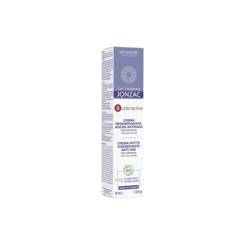 Jonzac Crema Notte Rigenerante Anti Age Sublimactive 40 ml