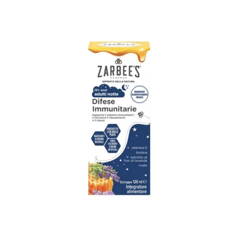 Zarbee's Adulti Sciroppo Notte per Difese Immunitarie 120 ml