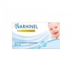 Narhinel Soluzione Fisiologica per Aspiratore Nasale 60 Flaconcini da 5 ml