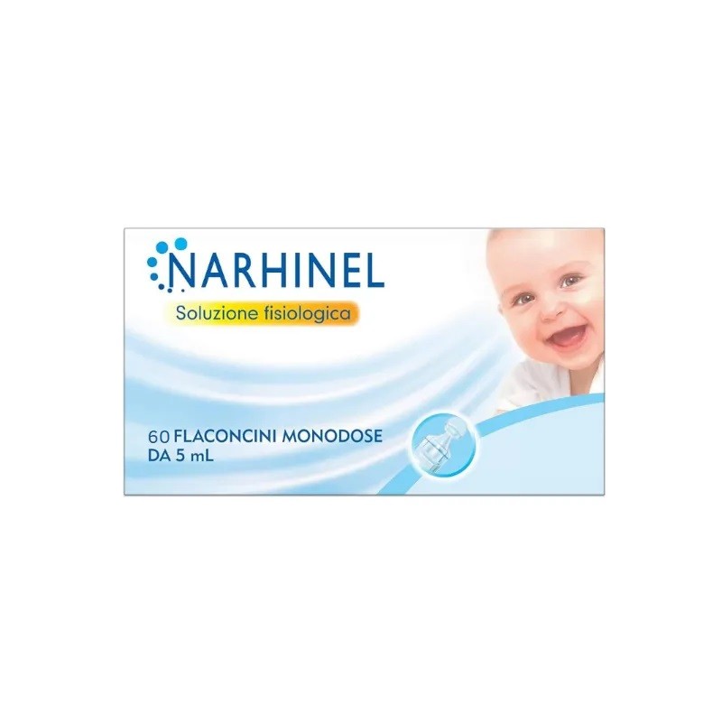 Narhinel Soluzione Fisiologica per Aspiratore Nasale 60 Flaconcini da 5 ml