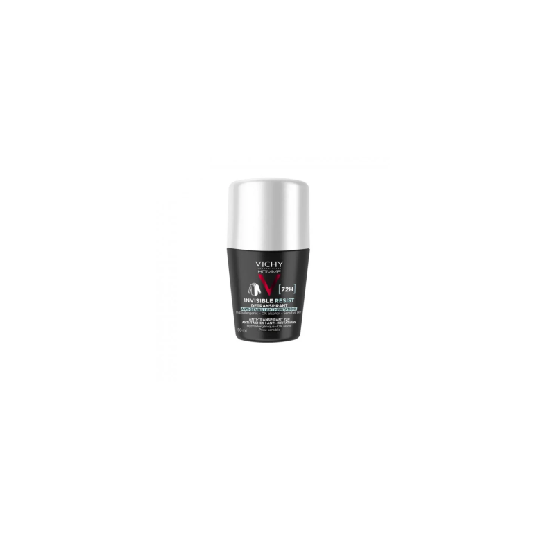 Vichy Homme Deo roll-on 72h invisibile anti-trapsirante 50ml